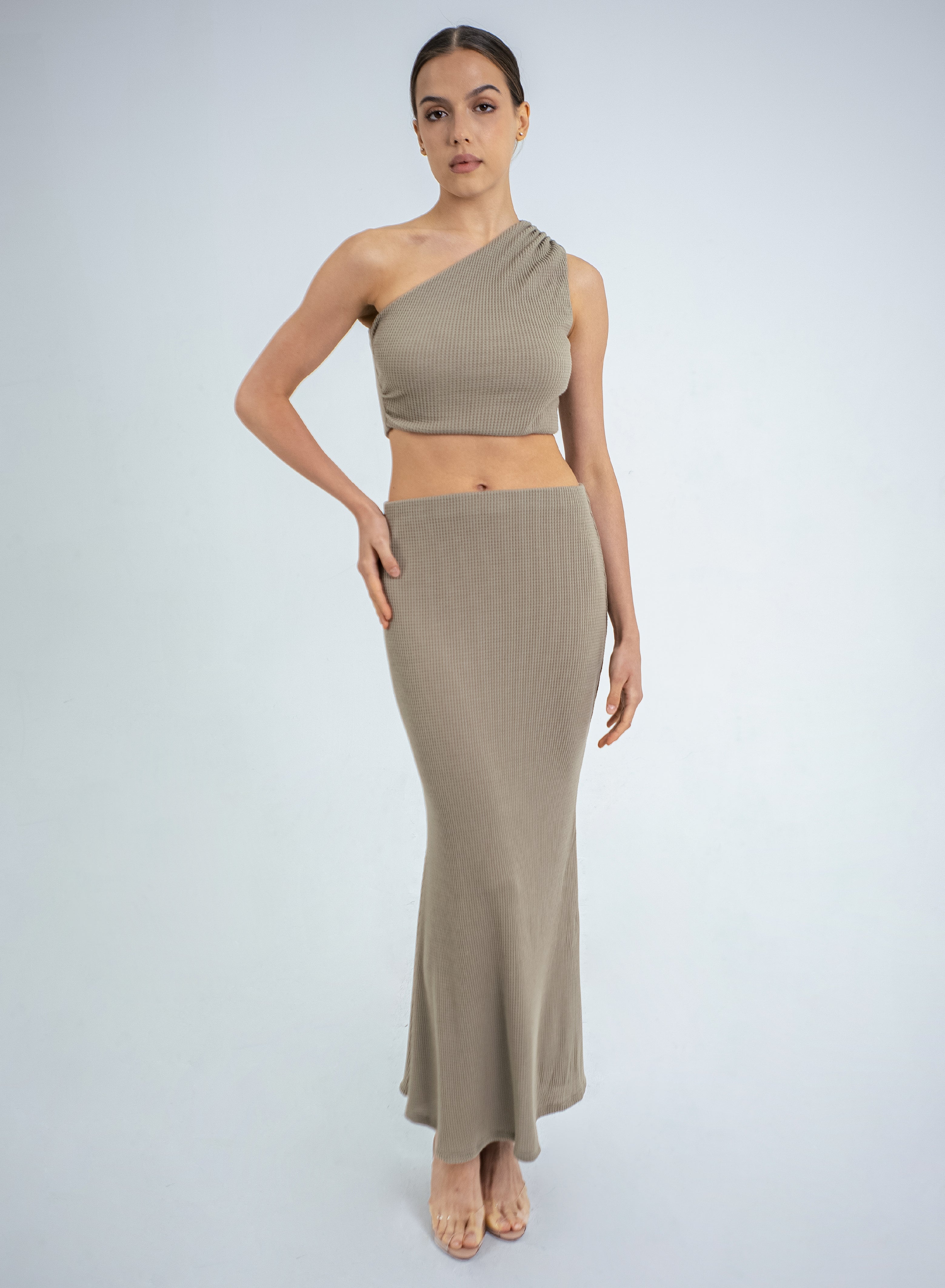 Bucca Maxi Skirt Sage – House of Etern